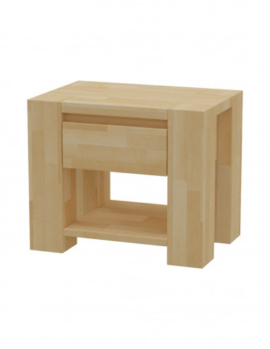Nočný stolík z bukového dreva MS 7
