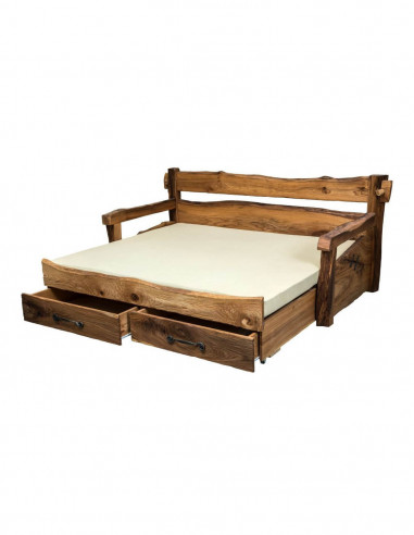 vysuvacia drevena postel